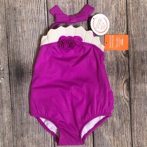 NWT Gymboree Mermaid Ruffled Bathing Suit